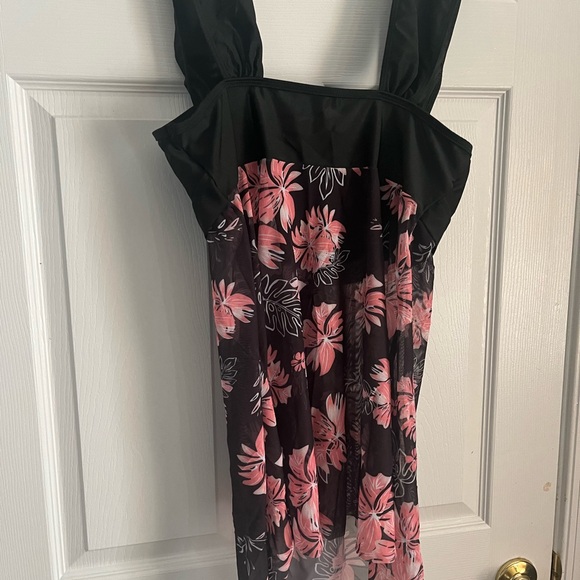 Women's Plus Size Two Piece Sexy Tankini Swimsuit Bathing Suit Swimwear 16W -20W - Picture 8 of 11